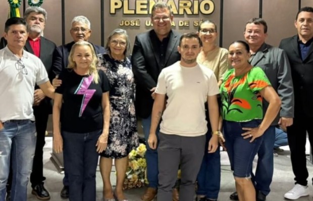 Vereadores participam da primeira sess�o ordin�ria de 2026 na c�mara de Condado-PB