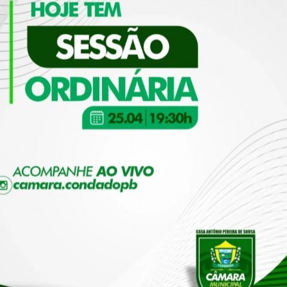 Mais uma reunio ordinria da cmara de Condado ser realizada nesta sexta-feira, dia 25 de Abril