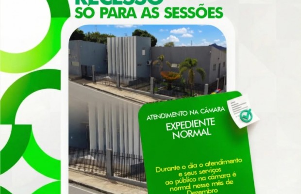 Cmara de Condado mantm funcionamento e atendimento a populao durante o perodo de recesso parlamentar