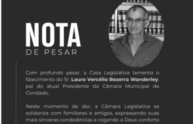 NOTA DE PESAR
