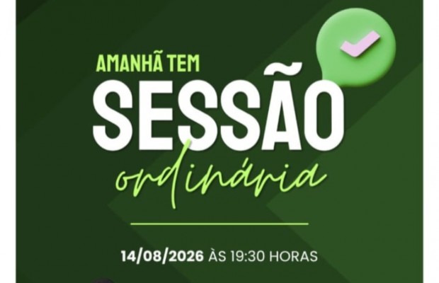 Mais uma reuni�o ordin�ria da c�mara de Condado-PB ser� realizada nesta sexta-feira, dia 14 de Agosto
