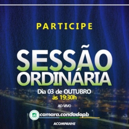 Cmara de Condado realiza mais uma sesso ordinria nesta sexta-feira, dia 3 de Outubro